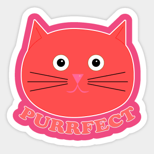 Purrfect Sticker